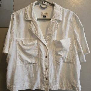 Universal Thread White Button Down Shirt